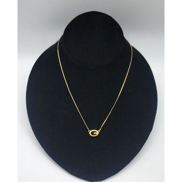 Givenchy Gold "G" Necklace - Picture 1 of 5